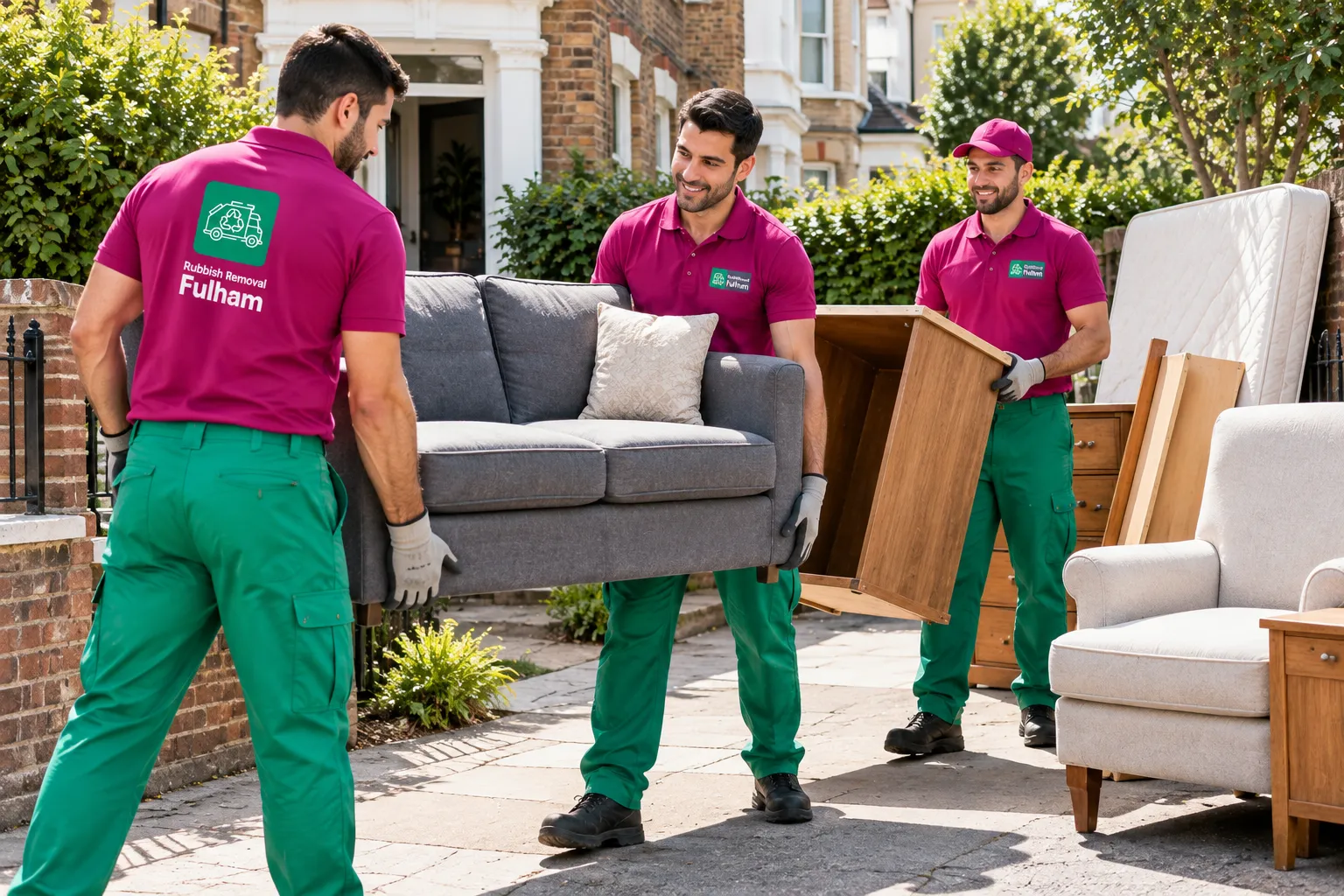 Furniture and bulky item removal in Fulham